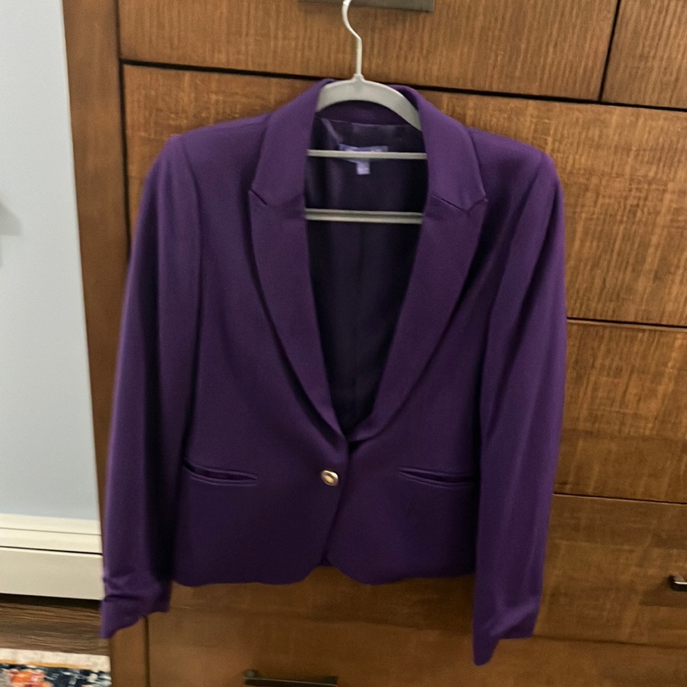 VIVIENNE VIVIENNE TAM Purple Women's Blazer. Size Small; Like New